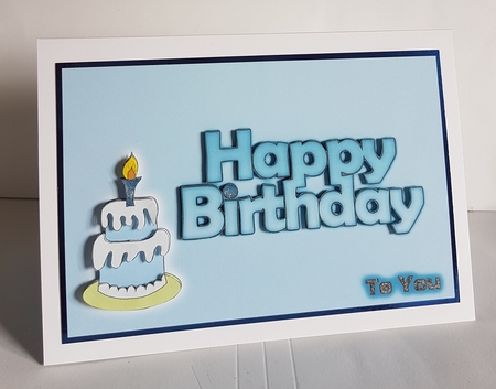 Happy Birthday Cake by Jeanette Jackson