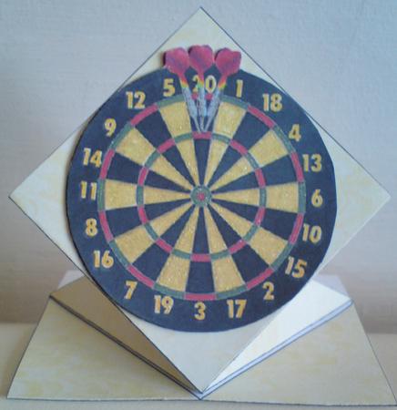 Dartboard 180 Diamond Top by Jeanette Jackson