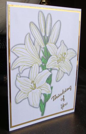 Lilies Digital Stamp by Jeanette Jackson