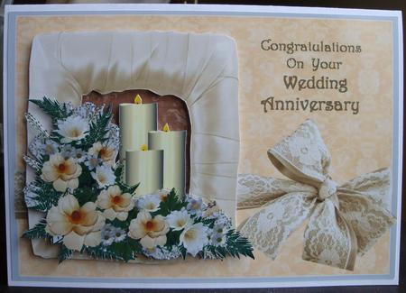 Wedding Anniversary in Cream by Jeanette Jackson