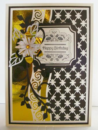Lacy Mat With Flower And Flourish Topper 1 by Jeanette Jackson