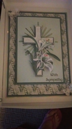 With Sympathy Card by Jeanette Lyons