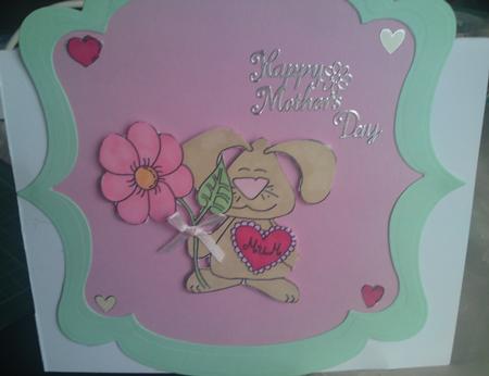 Mum Bunny Digital Stamp by Jenna Ford