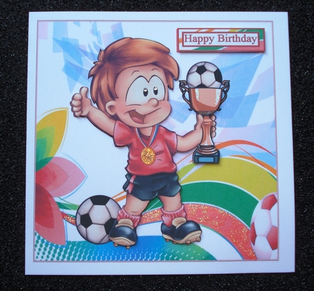 8x8 My Little Soccer Star Red Mini Kit by Jennie Furness