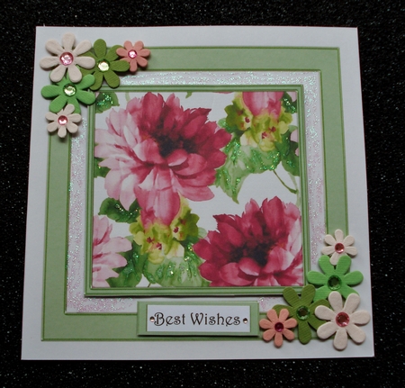 Watercolour Floral in Green Mini Kit by Jennie Furness