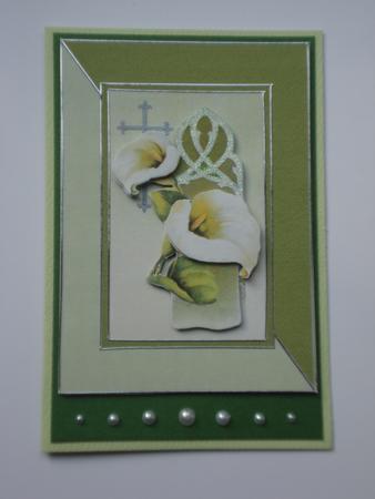 Calla Lily Card Front by Jennie Furness