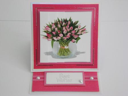 Tulips Spring Side Panel Stacker Design Sheet by Jennie Furness
