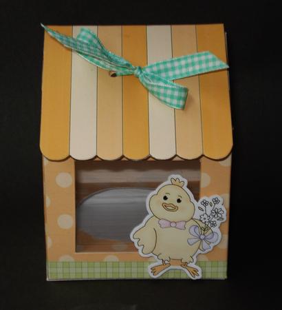 3D Easter Chick Milk Carton Cupcake or Treat Box Mini Kit by Jennie Furness