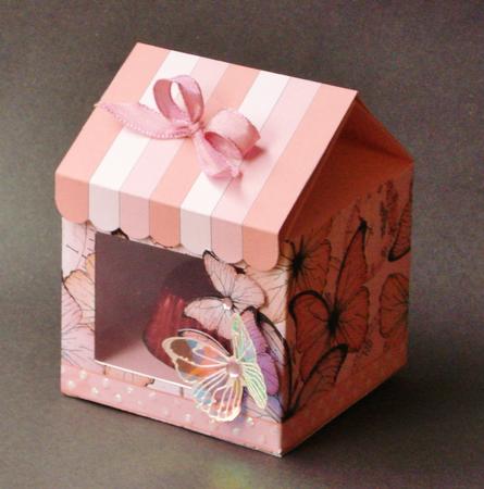 3D Butterflies Milk Carton Cupcake or Treat Box Mini Kit by Jennie Furness