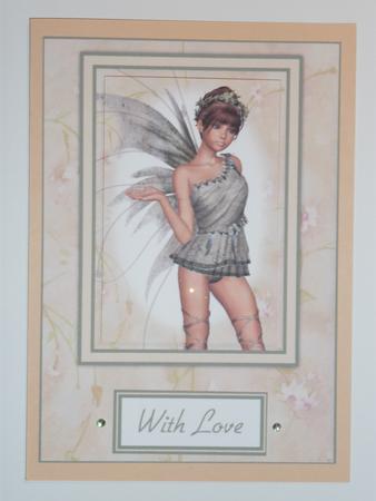 Pretty Fairy Card Front by Jennie Ingersent