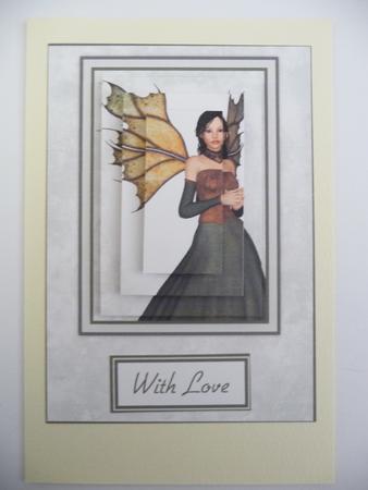 Beautiful Woodland Fairy Card Front by Jennie Ingersent