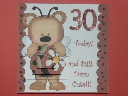 Still Darn Cute - Female Age Card by Jennie Ingersent