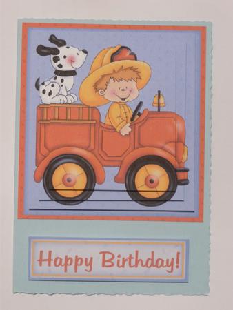 Little Boy Fireman - Pyramid by Jennie Ingersent