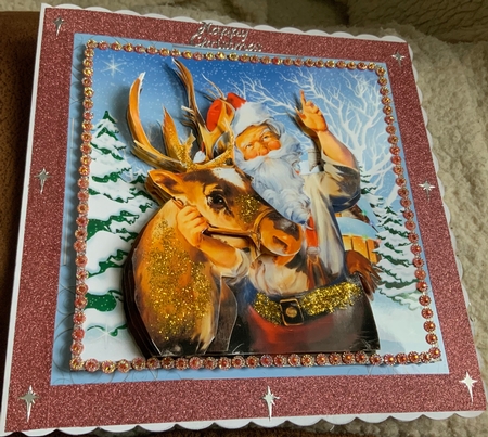 SANTA & REINDEER by Jennie Settle