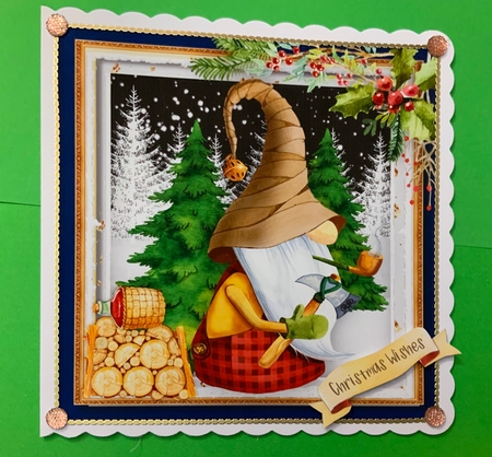 Lumberjack Gnome with Pipe by Jennie Settle