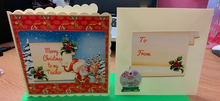 Merry Christmas to my teacher #10 - Snowman-5 x 4 by Jennie Settle