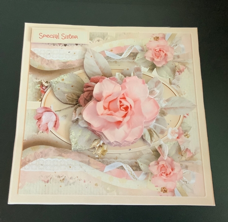 Vintage rose and lace by Jennie Settle