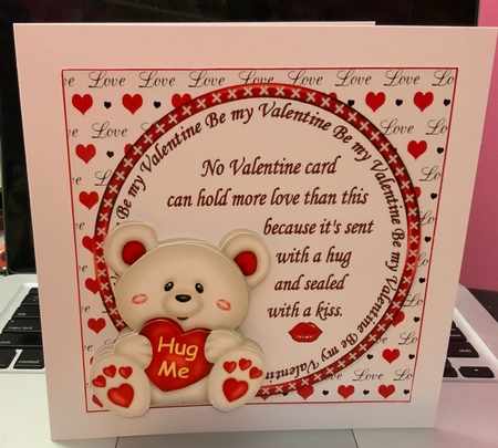 A hug and a kiss for Valentines day by Jennie Settle