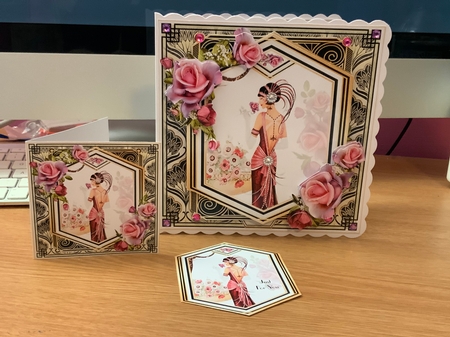 Art Deco Elegance no3 Mini Page Kit by Jennie Settle