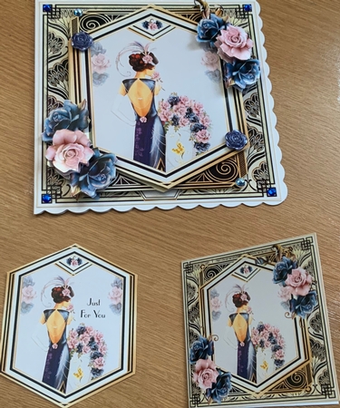 Art Deco Elegance no4 Mini Page Kit by Jennie Settle