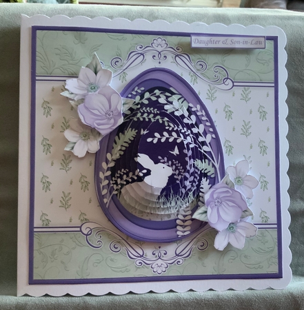 SPRING SCENE 7.5 Quick Layer, Decoupage or Pyramage Card Kit by Jennie Settle