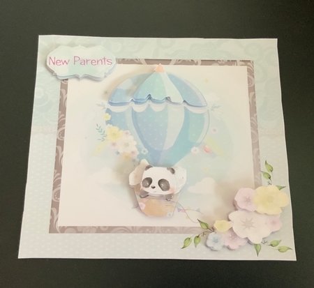 Panda Balloon by Jennie Settle