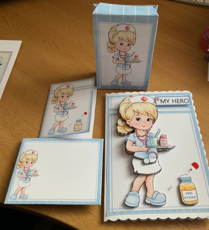 Thank you special nurse mini kit by Jennie Settle
