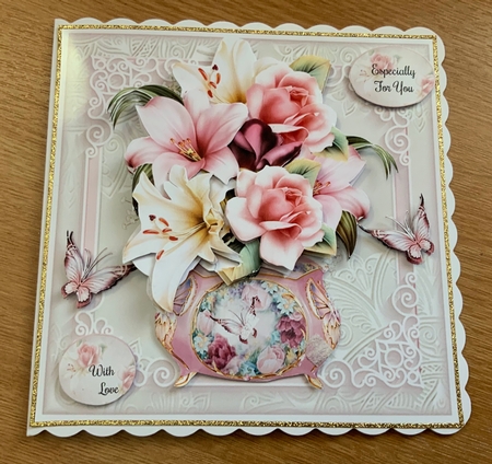 Vintage Rose & Lilies Mini Page Kit by Jennie Settle