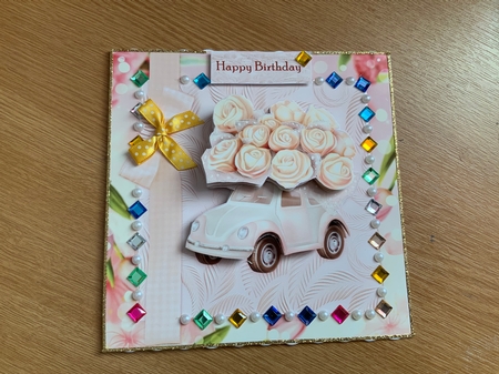 Driver License Girl  Cream  Roses   Mini Kit by Jennie Settle