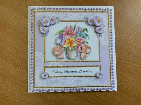 Cute Critters - Happy Blooming Birthday by Jennie Settle