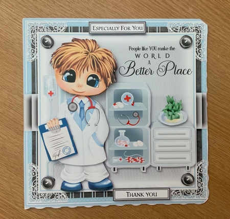 Doctor Thank you Mini Card Kit by Jennie Settle