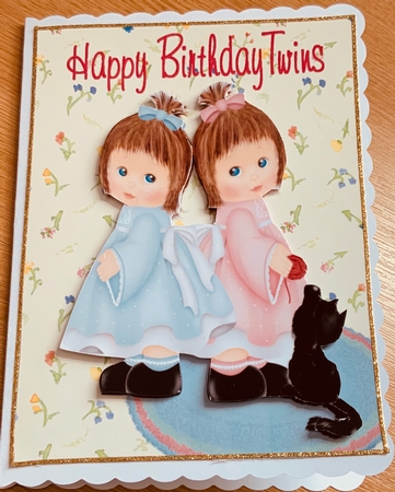 Twin Girls  Birthday by Jennie Settle