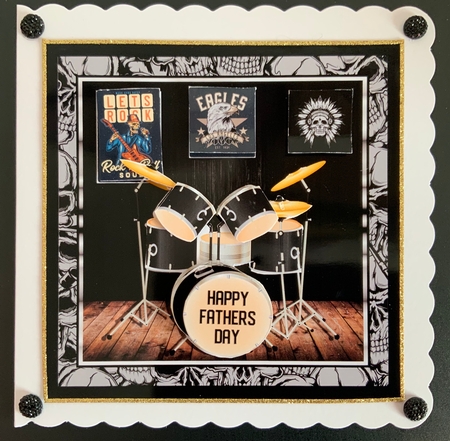 DRUMMER 6x6 by Jennie Settle