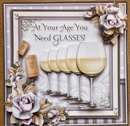 At Your Age You Need Glasses (White Wine) by Jennie Settle