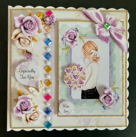 A Rose Bouquet Mini Page Kit by Jennie Settle