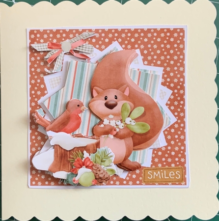 Christmas cute animals #4 by Jennie Settle