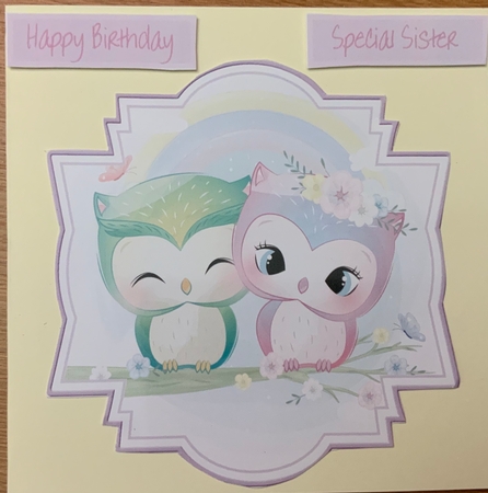 Owls and various animals toppers by Jennie Settle