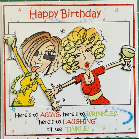 8x8 JJ and Scarlette heres to aging mini kit by Jennie Settle