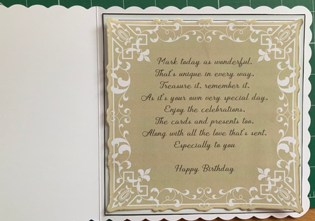 Pretty Birthday Inserts by Jennie Settle