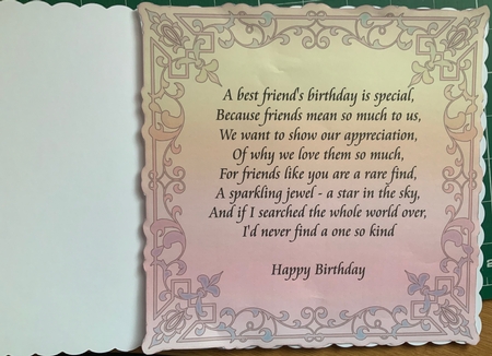 Pretty Birthday Inserts by Jennie Settle