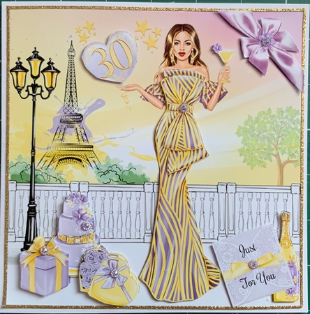 Hello 30 Mini Page Kit with Alternative Card Front by Jennie Settle
