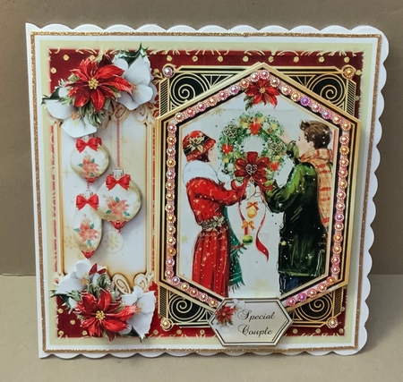 Art Deco Christmas Couple 2 Mini Page Kit    by Jennie Settle