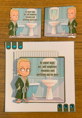 Male Humorous Bumper Kit by Jennie Settle