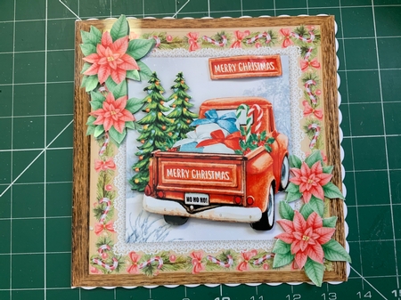 Beautiful Watercolour Christmas Car 2 8x8 Mini Kit by Jennie Settle