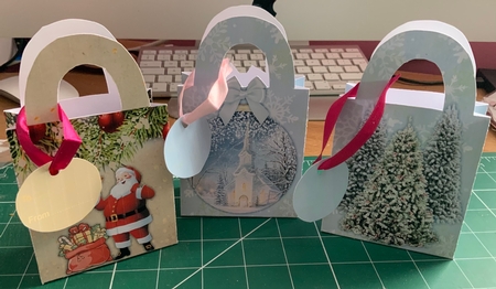 Christmas Trees Gift Bag by Jennie Settle