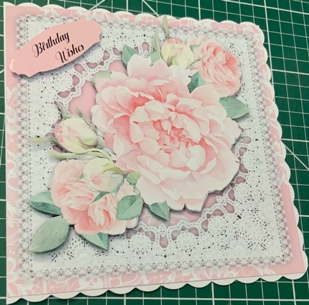4, Gorgeous Lace and Roses Cards  by Jennie Settle