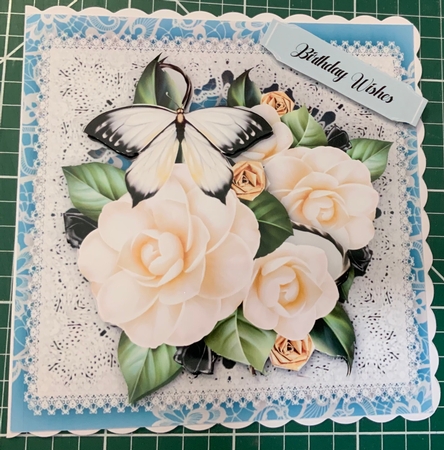 4, Gorgeous Lace and Roses Cards  by Jennie Settle