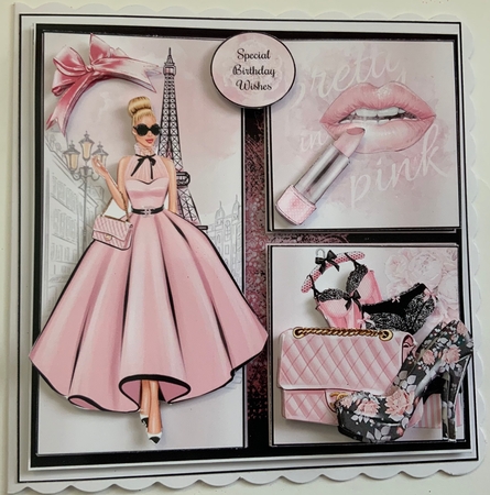 Pretty In Pink Mini Page Kit  by Jennie Settle