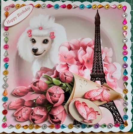 Dreaming OF A Paris Vacation Topper with Decoupage by Jennie Settle
