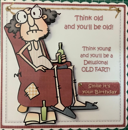 8x8 Gus about thinking young mini kit by Jennie Settle